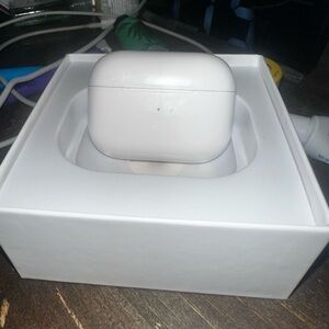 White Wireless Earbuds with Charging Case